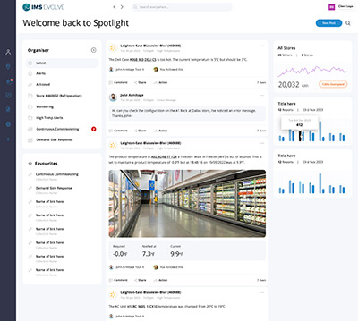 IMS Evolve UI design