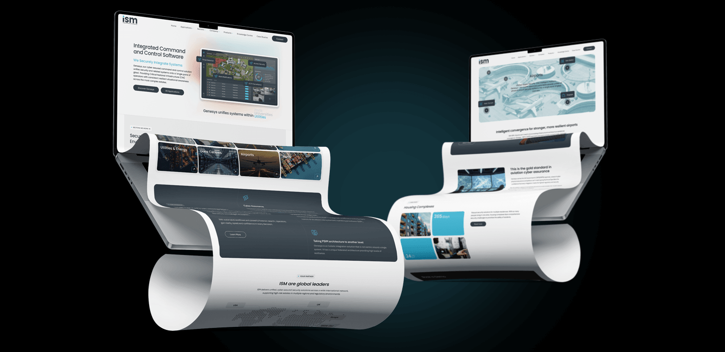 ISM Desktop 2 screens side by side
