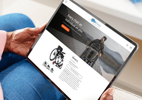 elderly using ajm choice e commerce shop