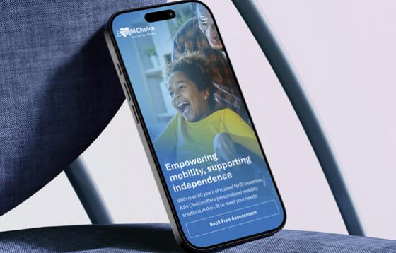 image of ajm healthcare redesigned website